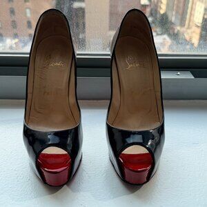 Christian Louboutin Prive Open-toe Heels